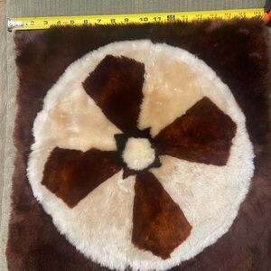 Vintage Handmade Alpaca Fur Wall Hanging/Wall Rug
